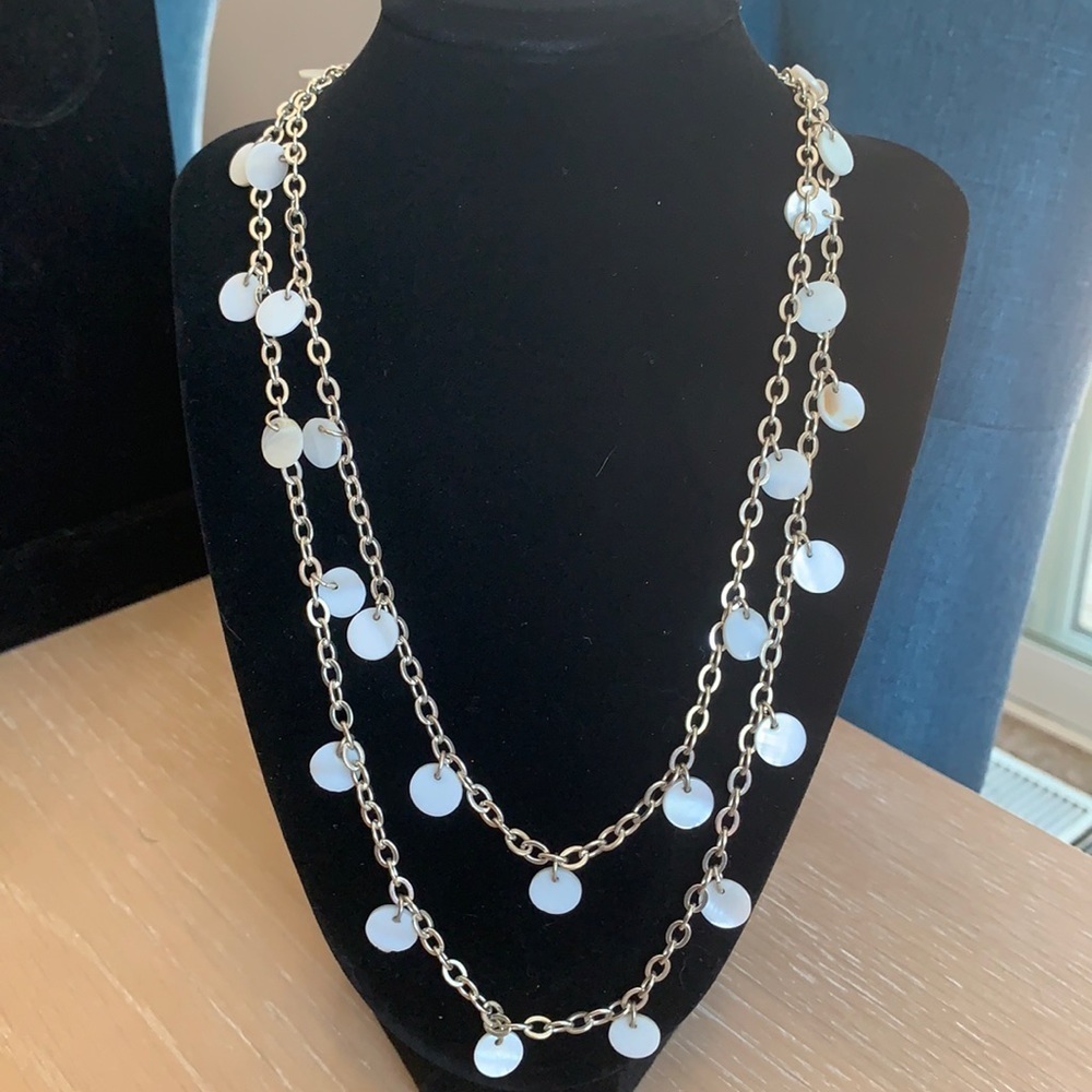 Long necklace can be work 2 or 3 layers 44 inches